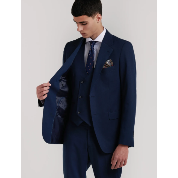 AMERICANA TRAJE MEZCLILLA CRUZADO