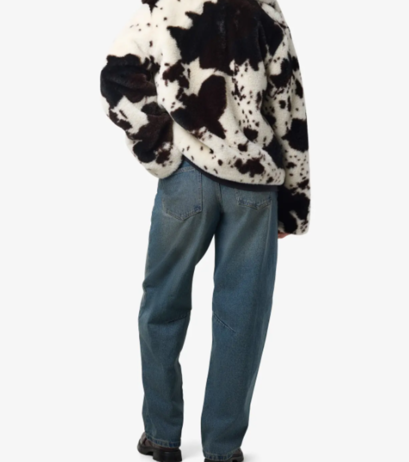 CHAQUETA DE PIEL SINTETICA VACA