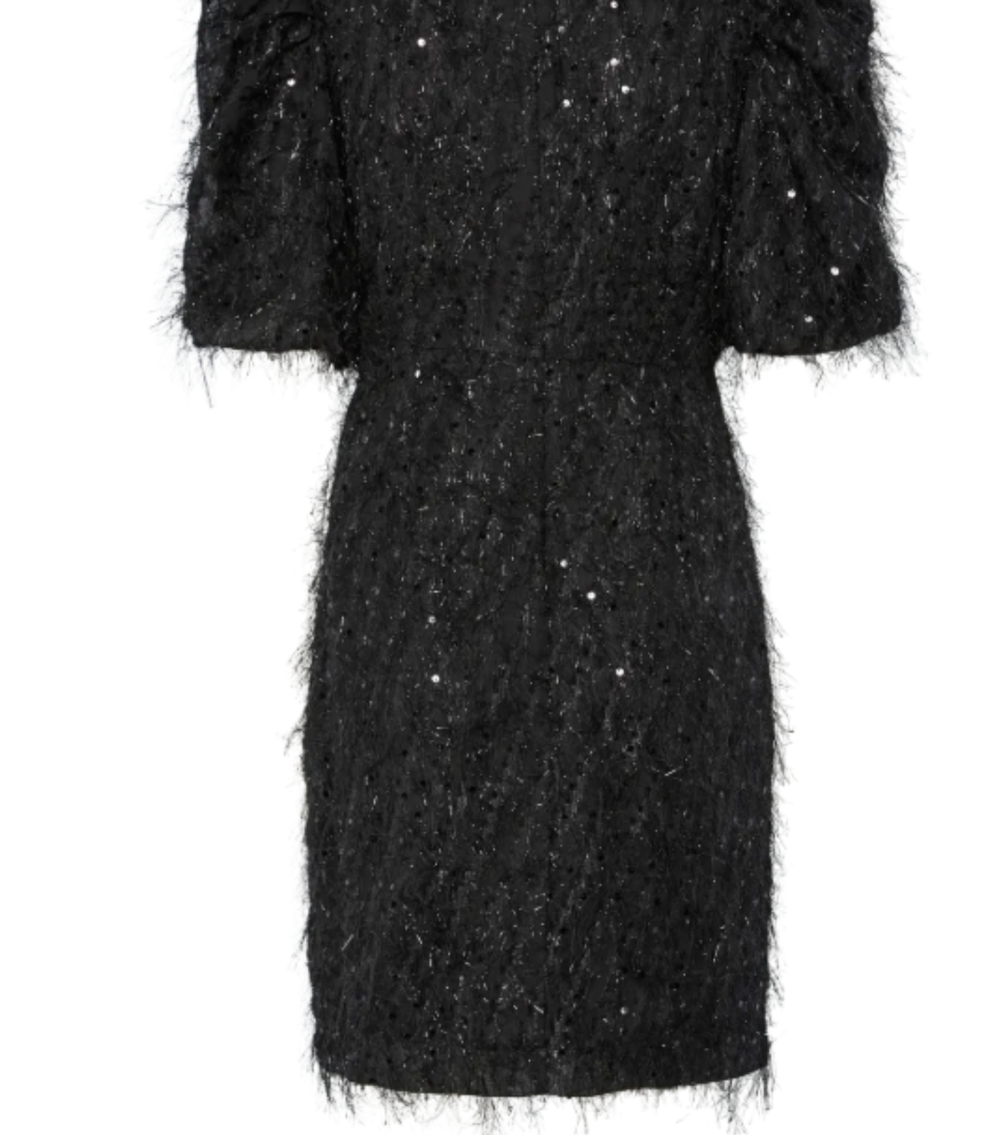 VESTIDO FIESTA NEGRO BRILLO