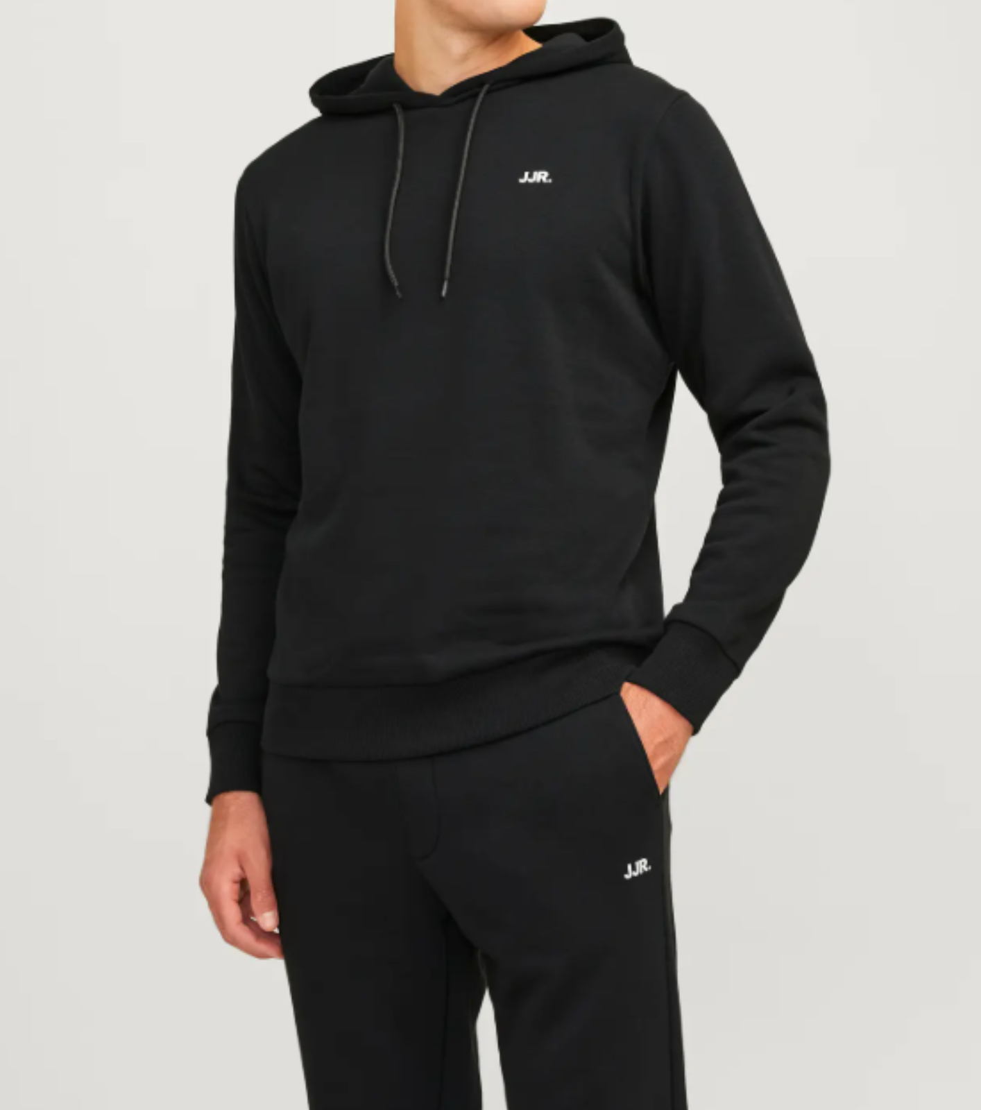 SUDADERA NEGRA CAPUCHA REBEL