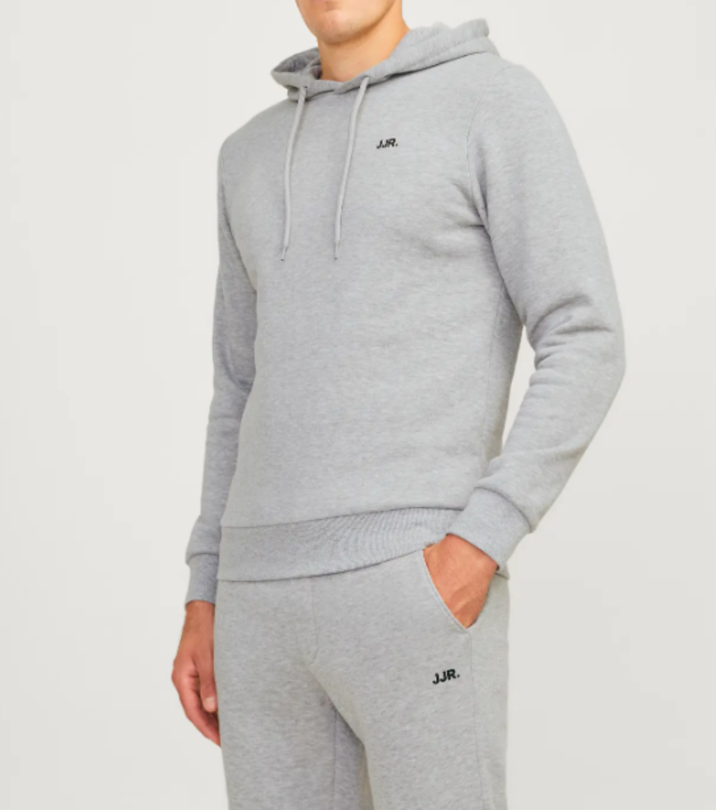 SUDADERA GRIS CAPUCHA REBEL