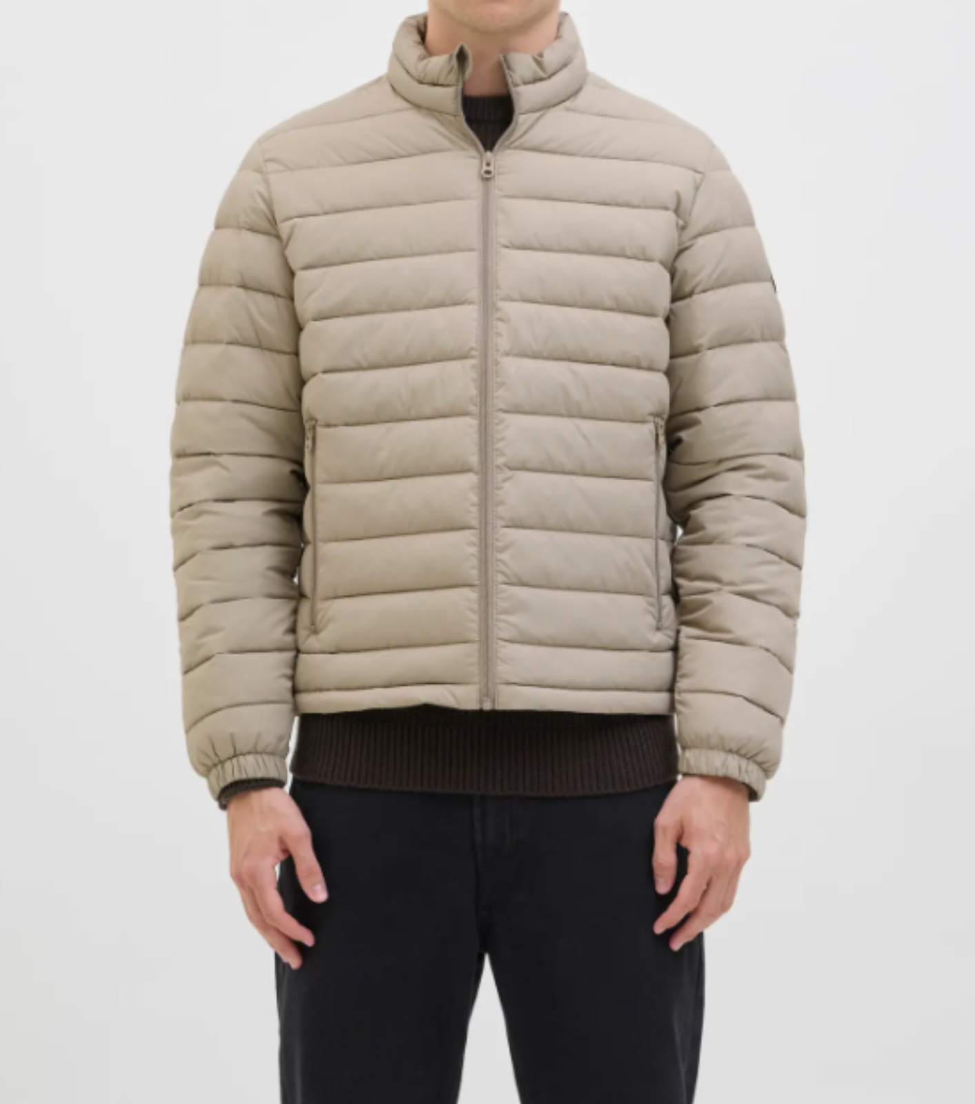 CHAQUETA ACOLCHADA BEIGE