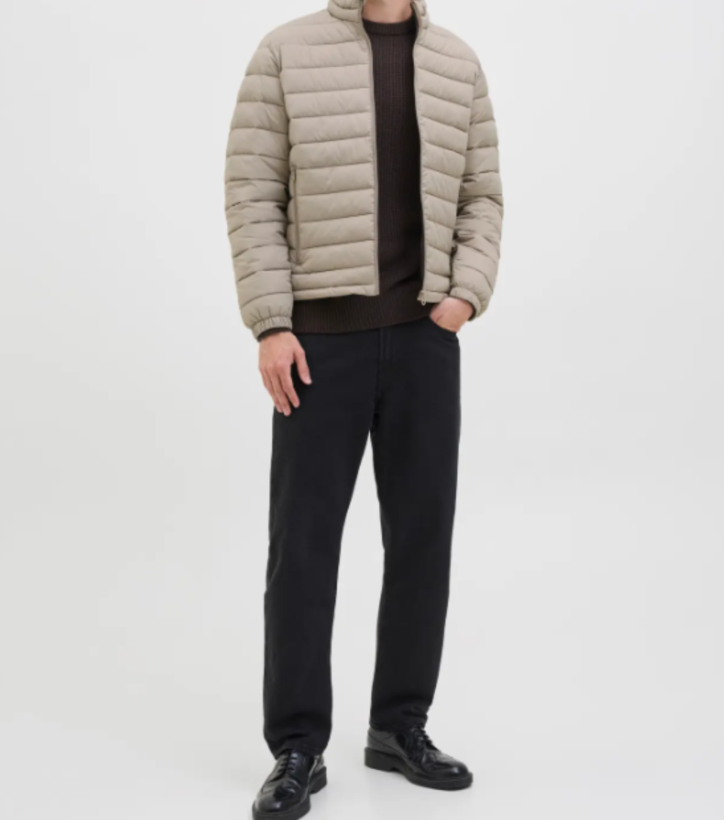 CHAQUETA ACOLCHADA BEIGE