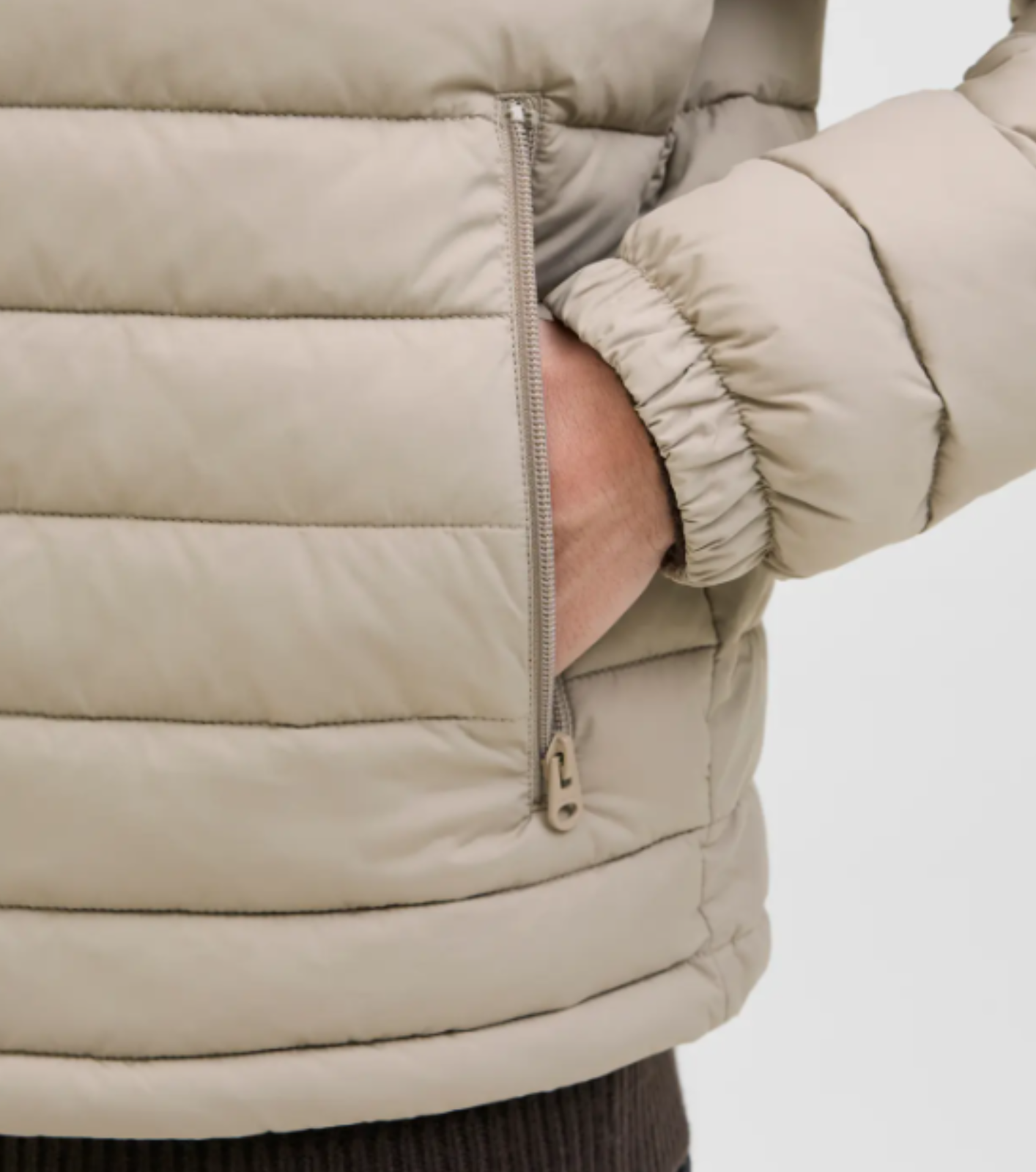 CHAQUETA ACOLCHADA BEIGE