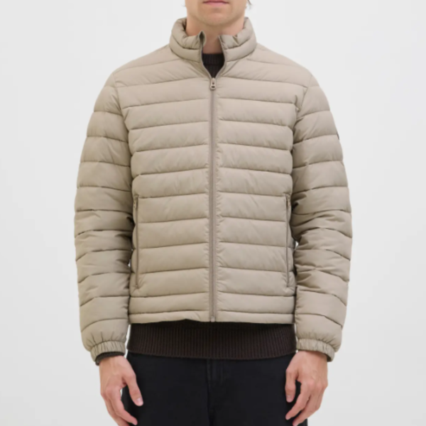 CHAQUETA ACOLCHADA BEIGE