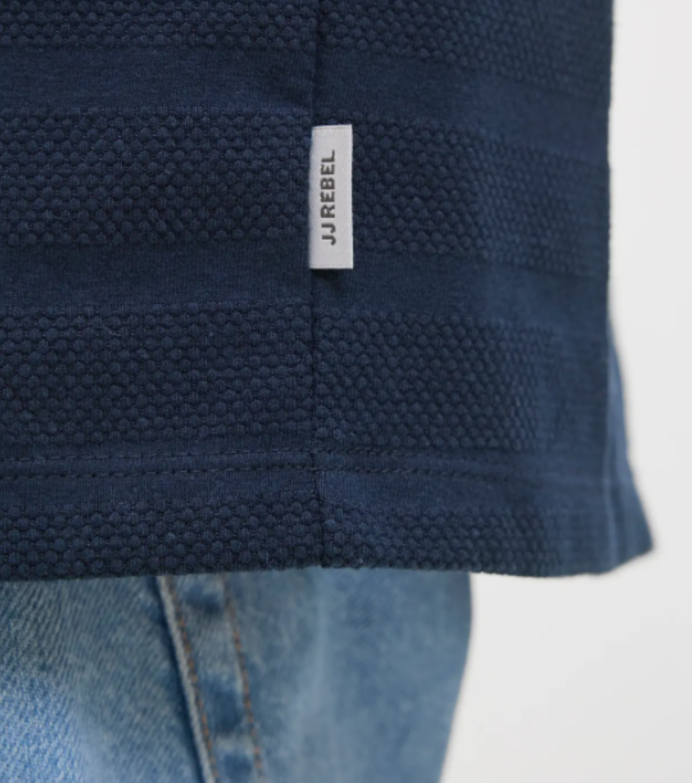 POLO MANGA LARGA MARINO