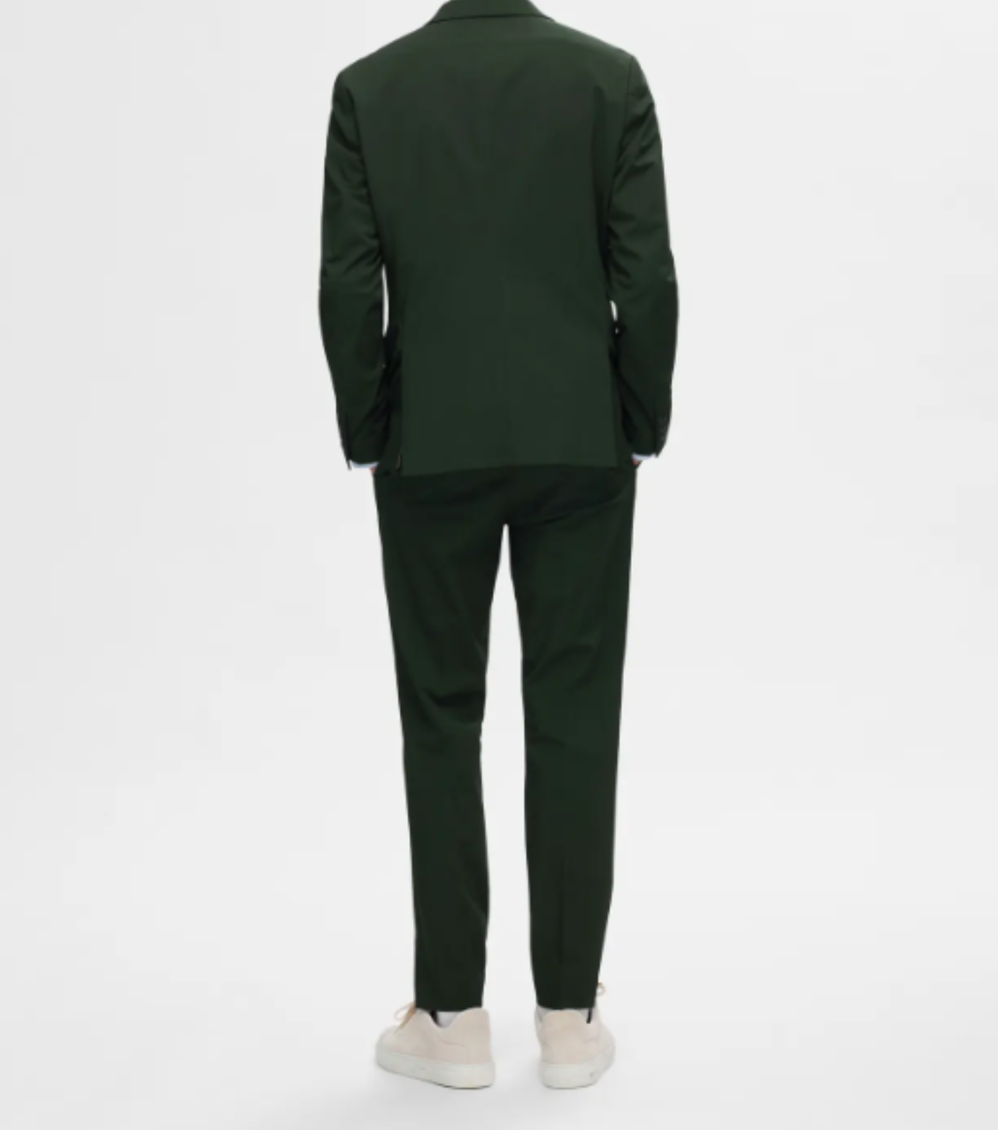 BLAZER TRAJE VERDE BOTELLA