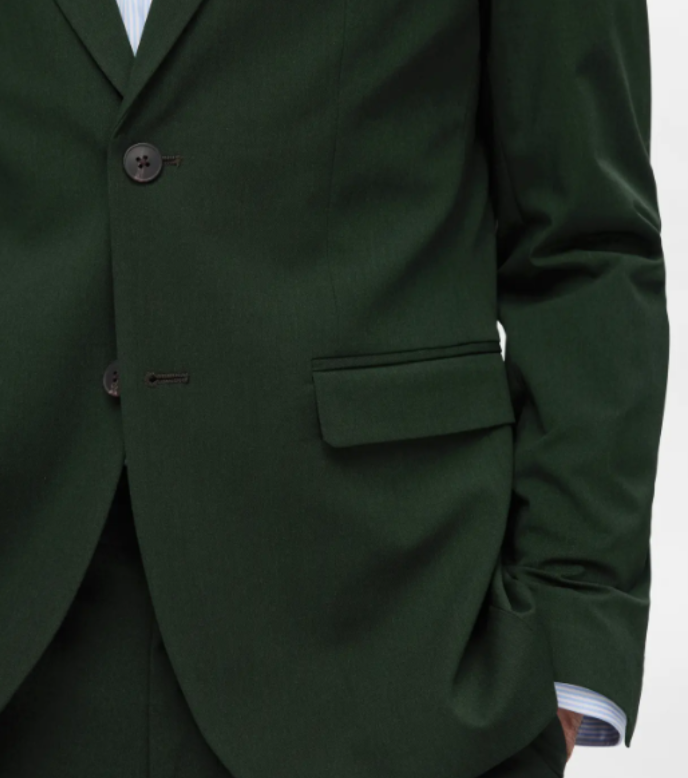 BLAZER TRAJE VERDE BOTELLA