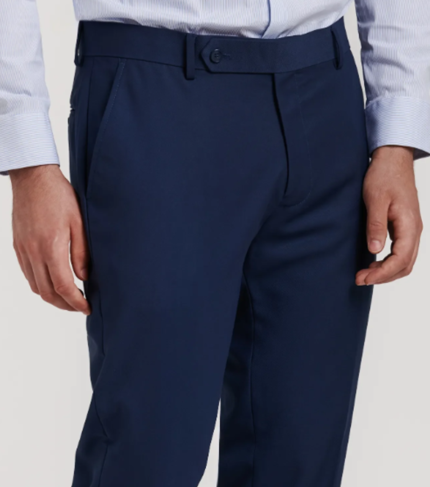 PANTALON DE TRAJE TWILL MARINO
