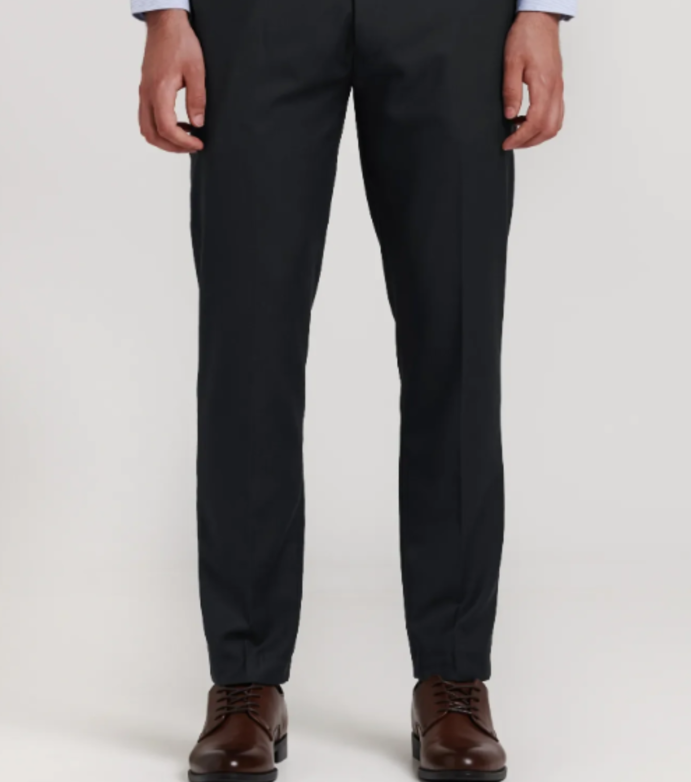 PANTALON DE TRAJE TWILL GRIS