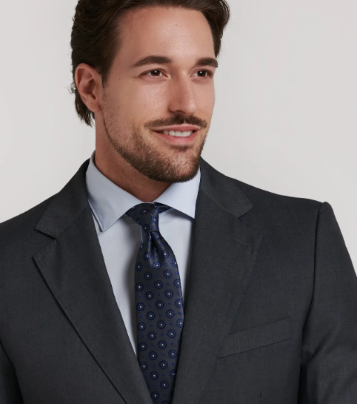 AMERICANA TRAJE TWILL GRIS