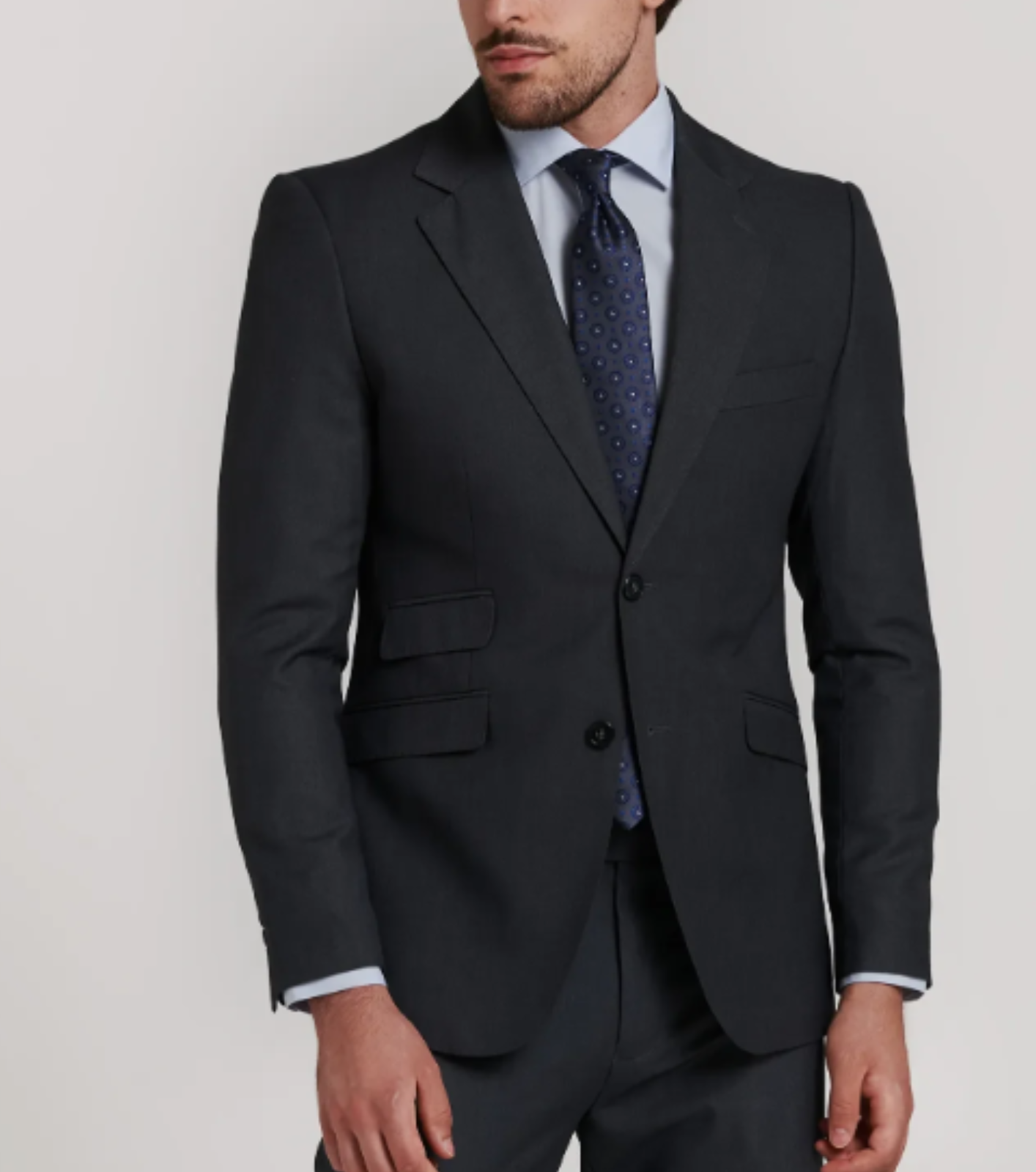 AMERICANA TRAJE TWILL GRIS