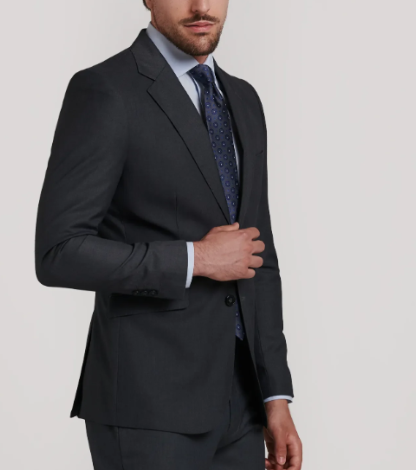 AMERICANA TRAJE TWILL GRIS