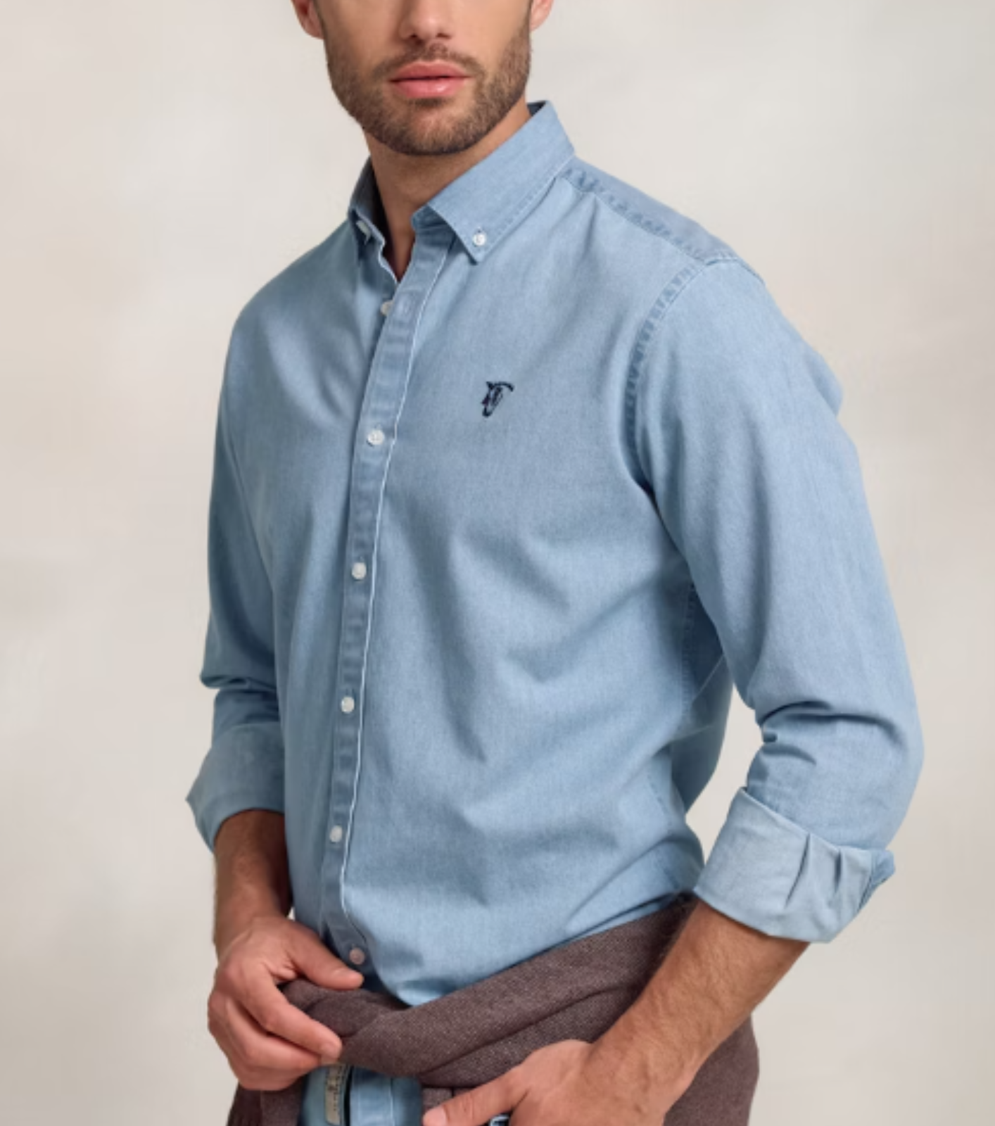 Camisa Denim Azul Claro