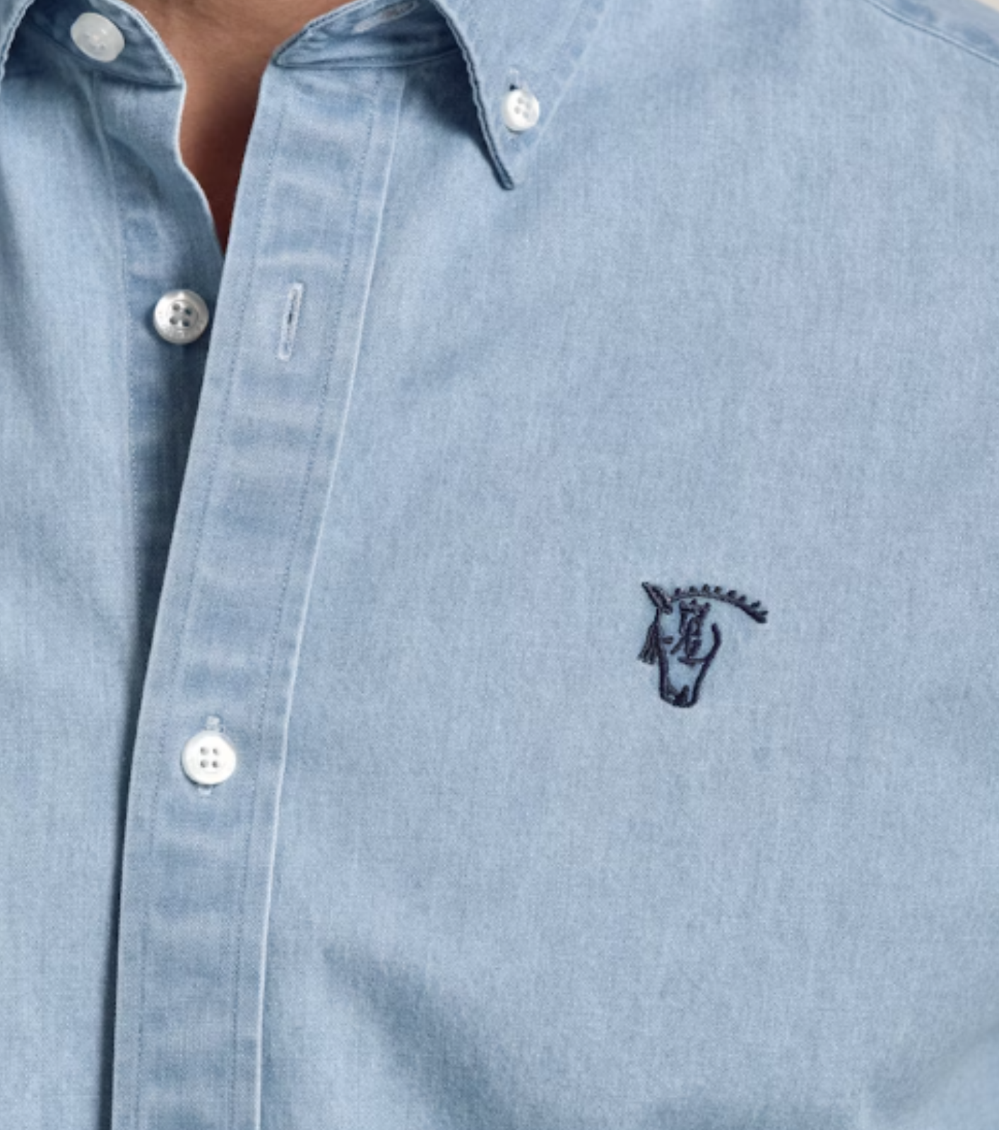 Camisa Denim Azul Claro
