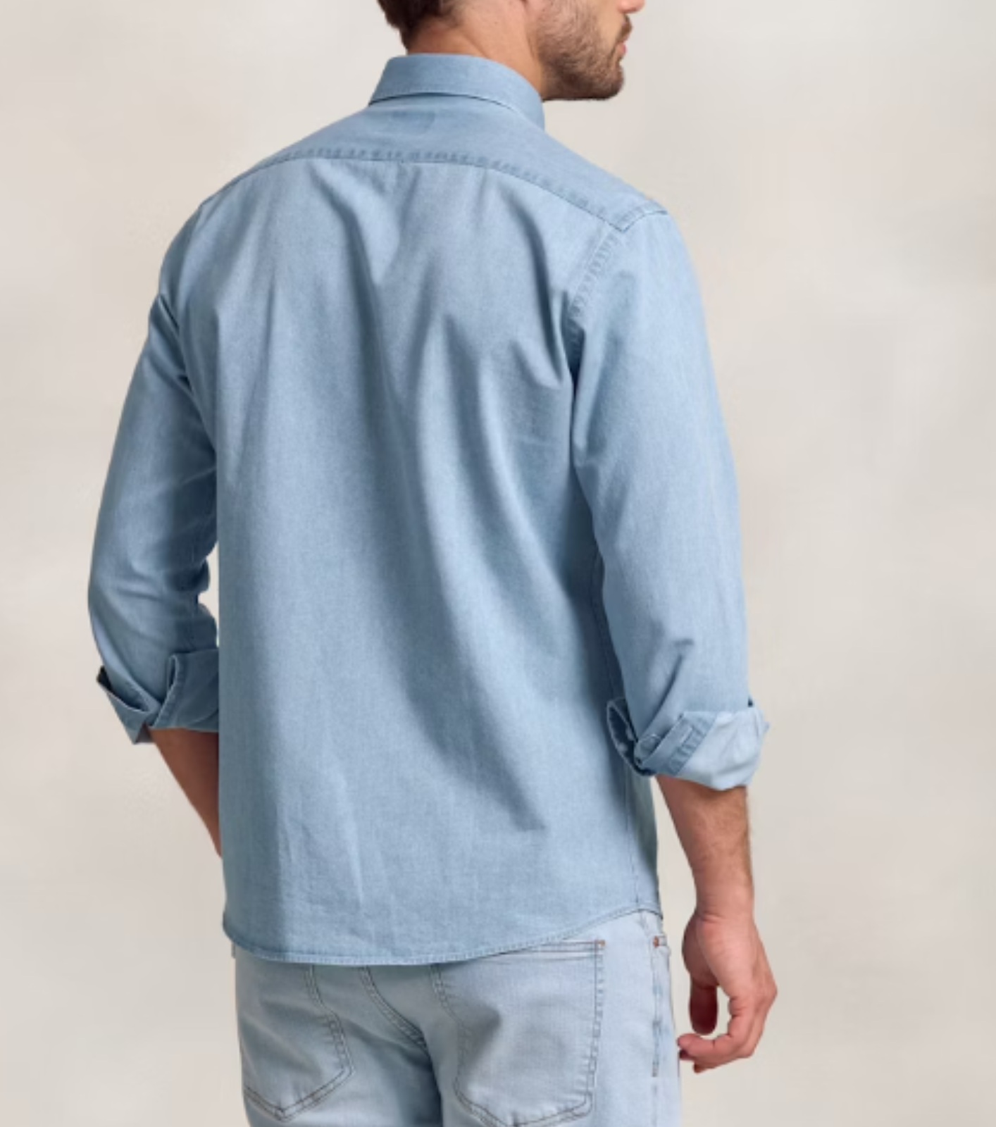 Camisa Denim Azul Claro