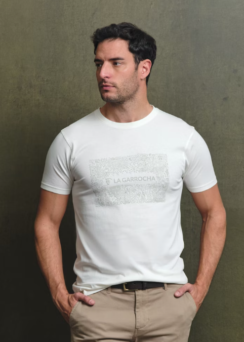 Camiseta Doodle Crudo