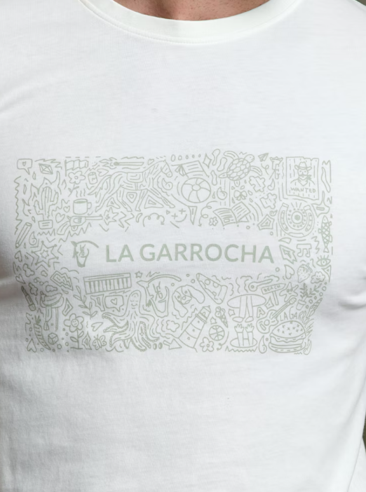 Camiseta Doodle Crudo